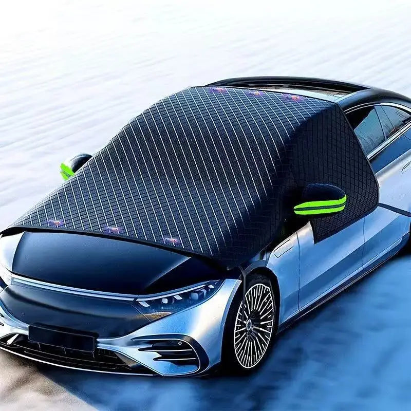Premium Magnetic Snow & Sun Car Cover - Thickened Oxford Cloth