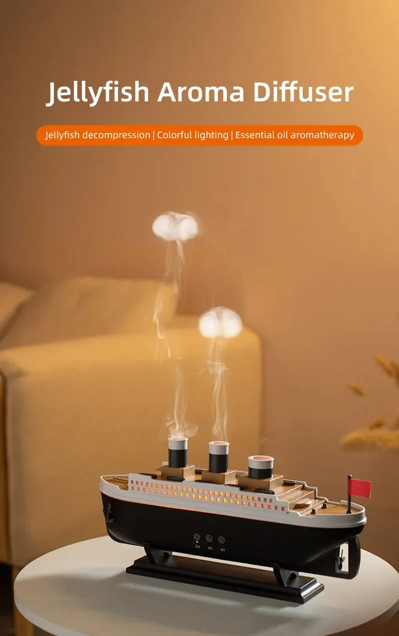 CREAROMA Titanic Humidifier - 250ml Remote Control Air Diffuser