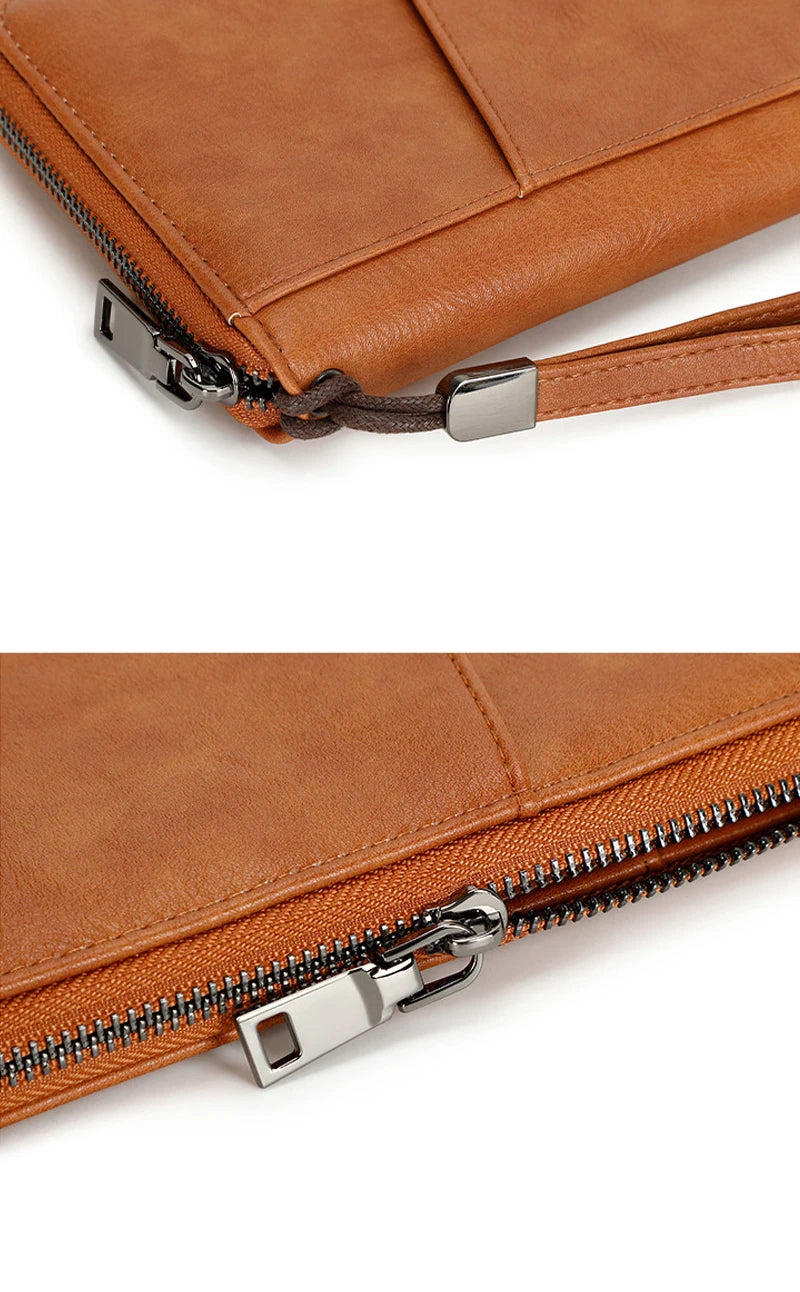 Travel Passport Wallet - RFID Anti-Theft PU Leather Organizer for Men & Women
