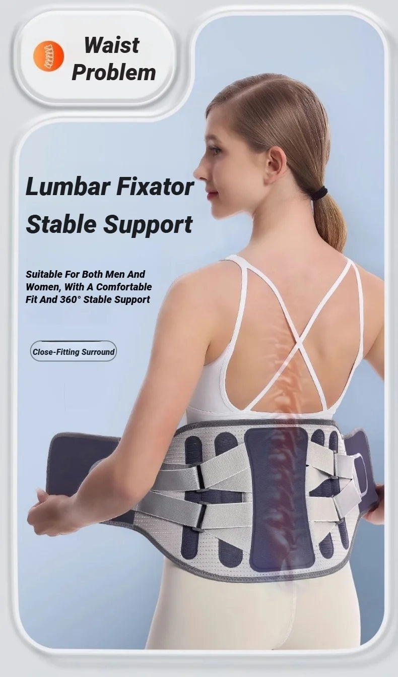 Back Brace Support Belt for Lower Back Pain Relief | Adjustable Lumbar Waist Support
