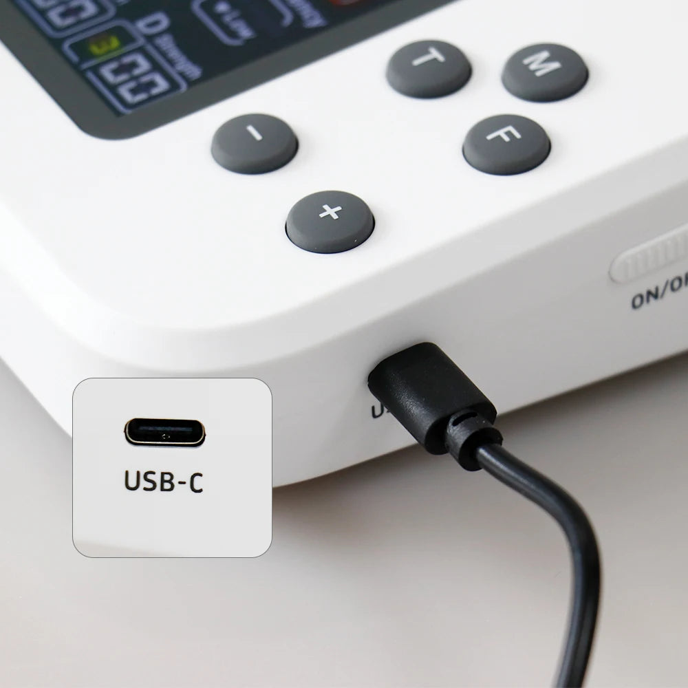 EMS TENS Unit Electric Muscle Stimulator | Rechargeable Pulse Massager for Pain Relief & Recovery