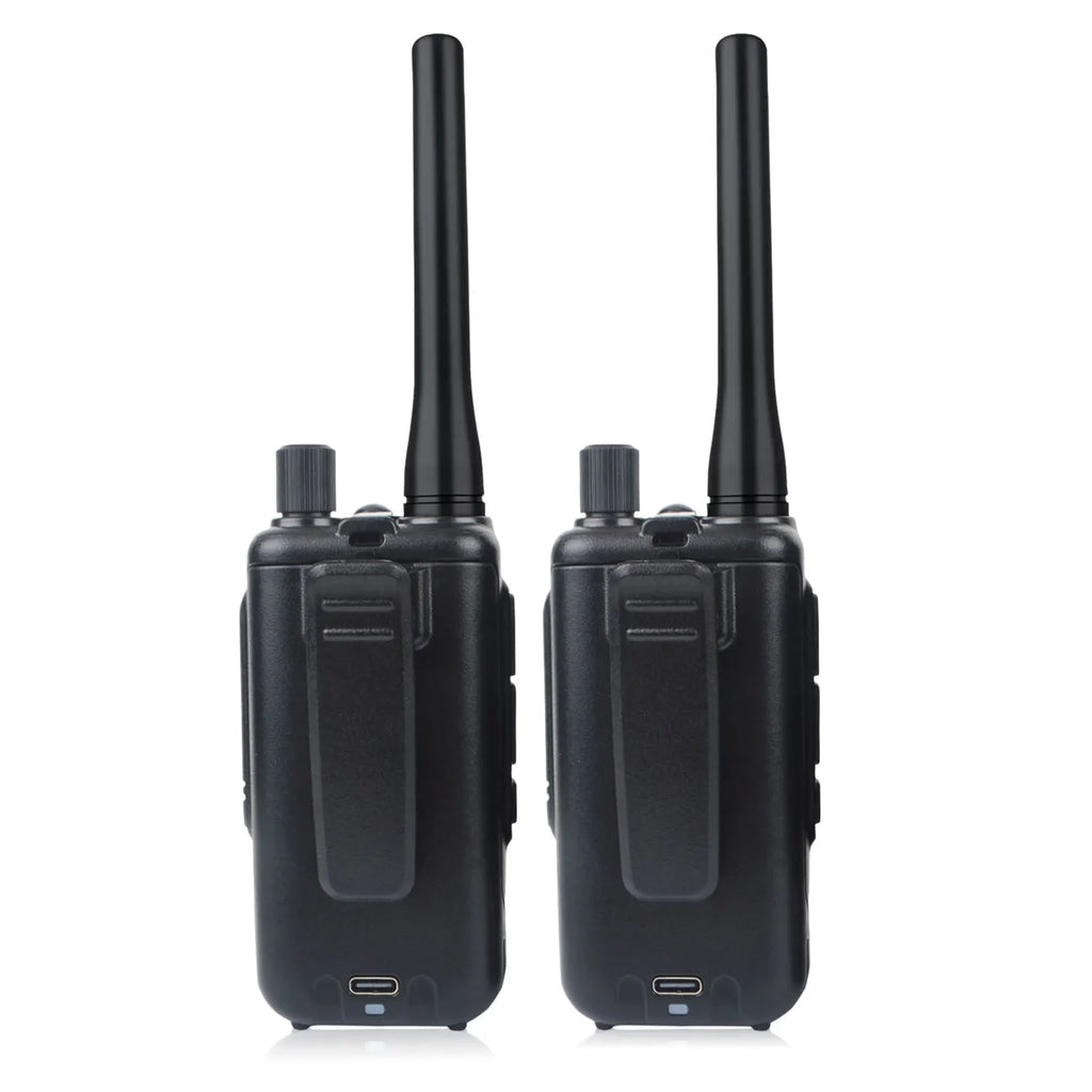 Baofeng UV-5R Mini 2PCS Dual Band Walkie Talkie - Compact 5W Amateur Radio with Air Band Rx & Type-C