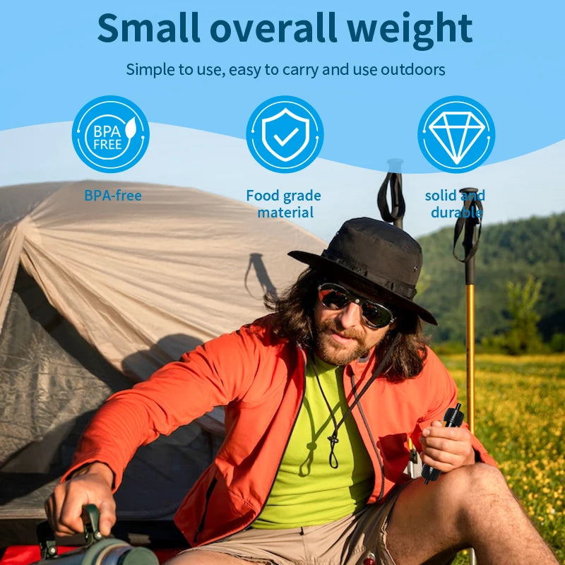 Filterwell Mini Water Filter Straw - Emergency Survival & Camping Gear