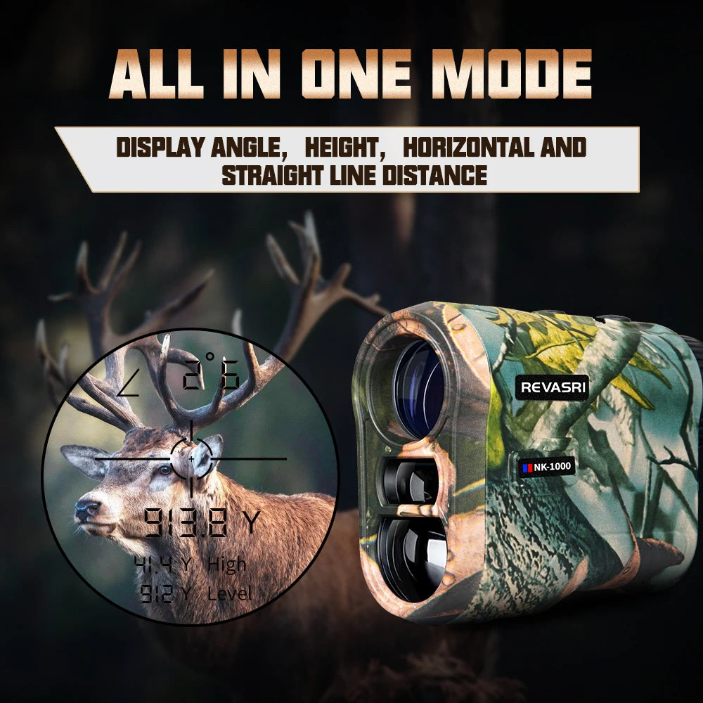 REVASRI Laser Hunting Rangefinder 1000M: Ultimate Precision Optics