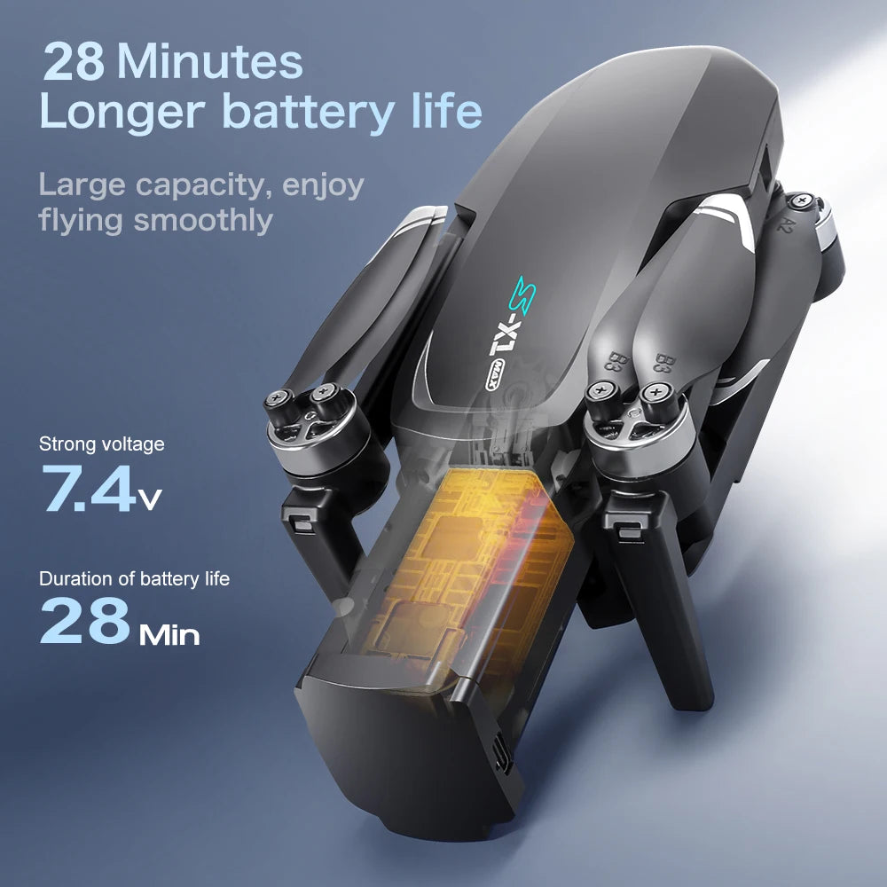 S-X1 MAX GPS Drone with 4K Camera & 3-axis Gimbal | Max Flight