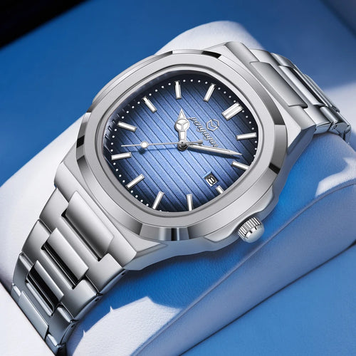 2026 Luxury Military Square Men's Watch - Waterproof Luminous Date Week Quartz