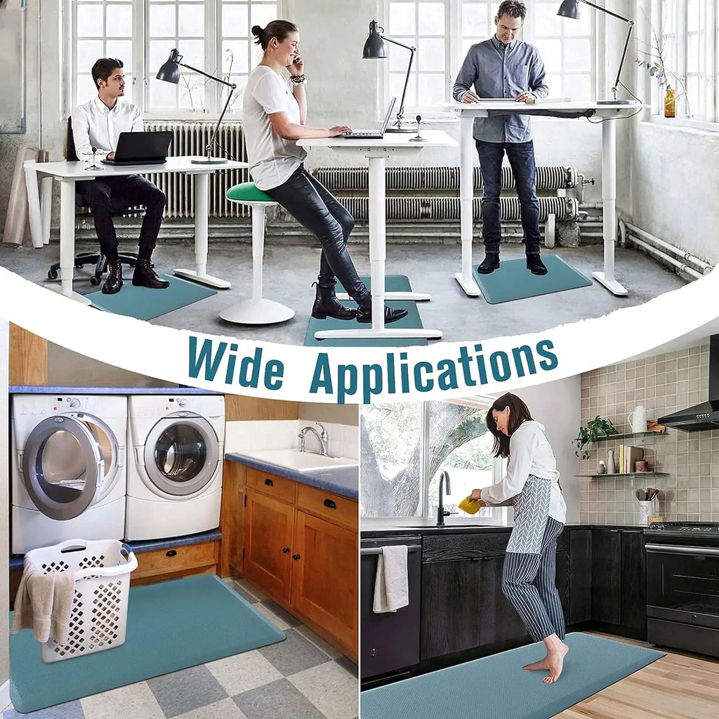 Premium Anti-Fatigue Kitchen Mat | Waterproof & Non-Slip Standing Comfort