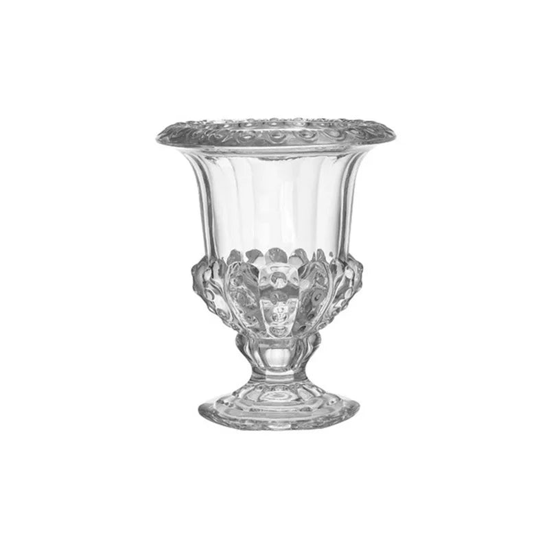Elegant Clear Glass Vase - Minimalist Home Decor