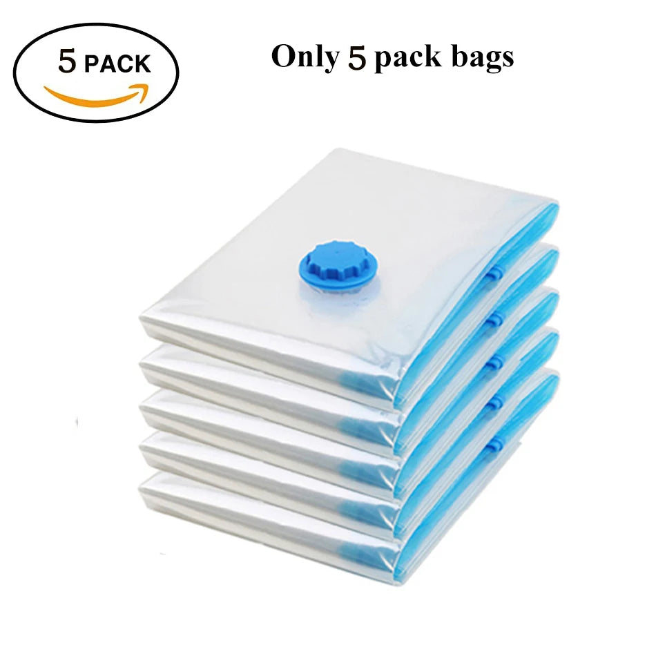 Vabena Vacuum Storage Bags for Clothes & Bedding - Space Saving Organizer