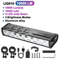 NEWBOLER 10000 Lumen Bike Light - USB Rechargeable MTB Road Lamp