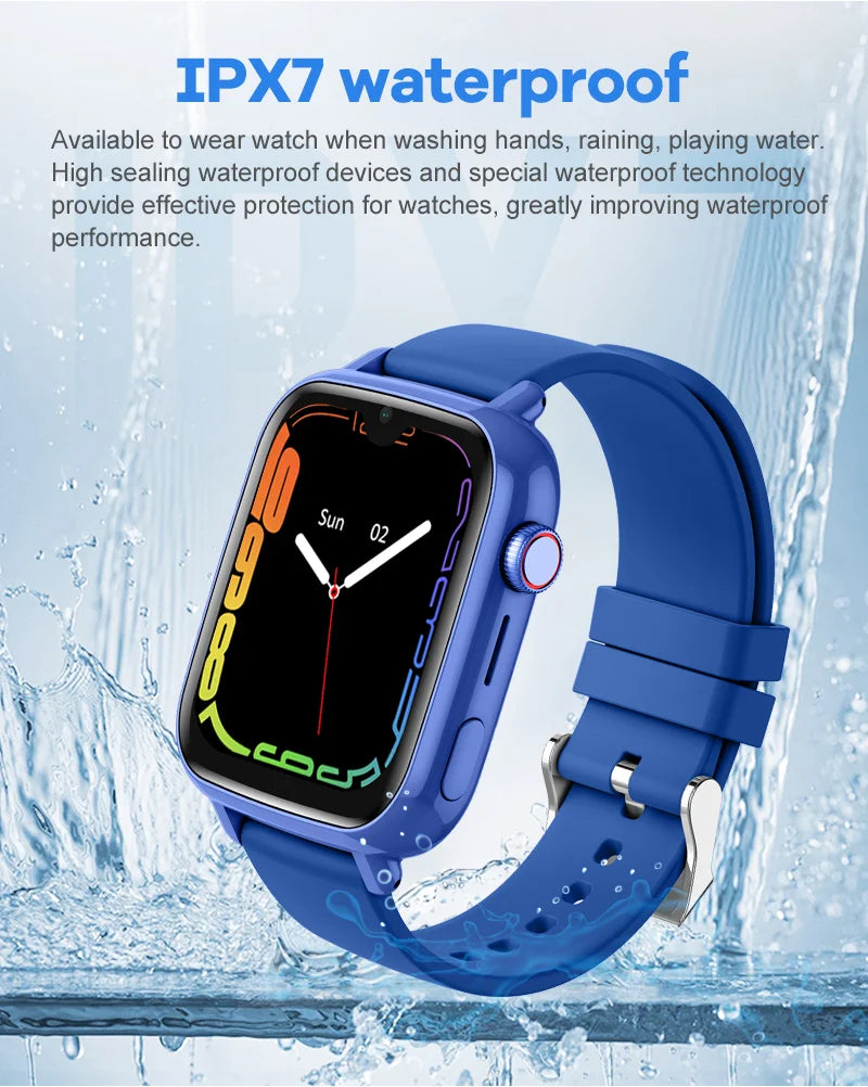 Kids 4G Smartwatch with GPS Tracker & Video Call