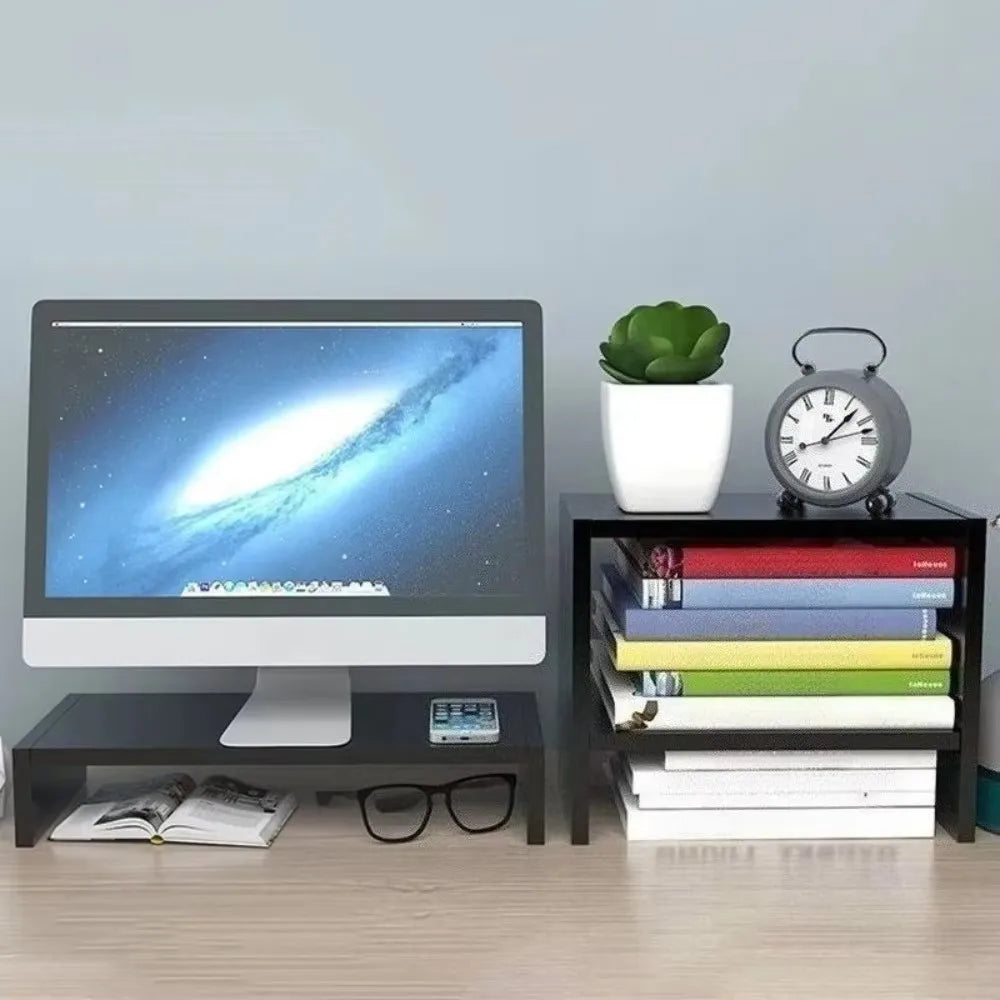 Vabena Ergonomic Monitor Riser Stand for Dorm Desk - Space Saver