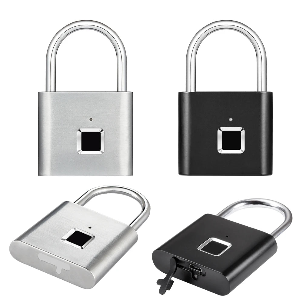 KERUI Fingerprint Smart Padlock | Keyless USB Anti-Theft Lock