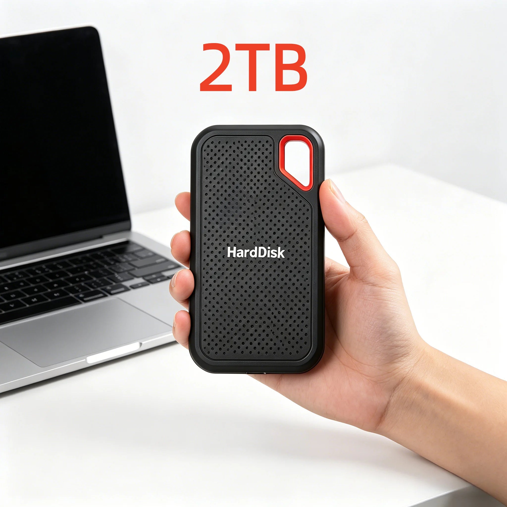 4TB Portable SSD Waterproof Shockproof High-Speed External Drive Pro