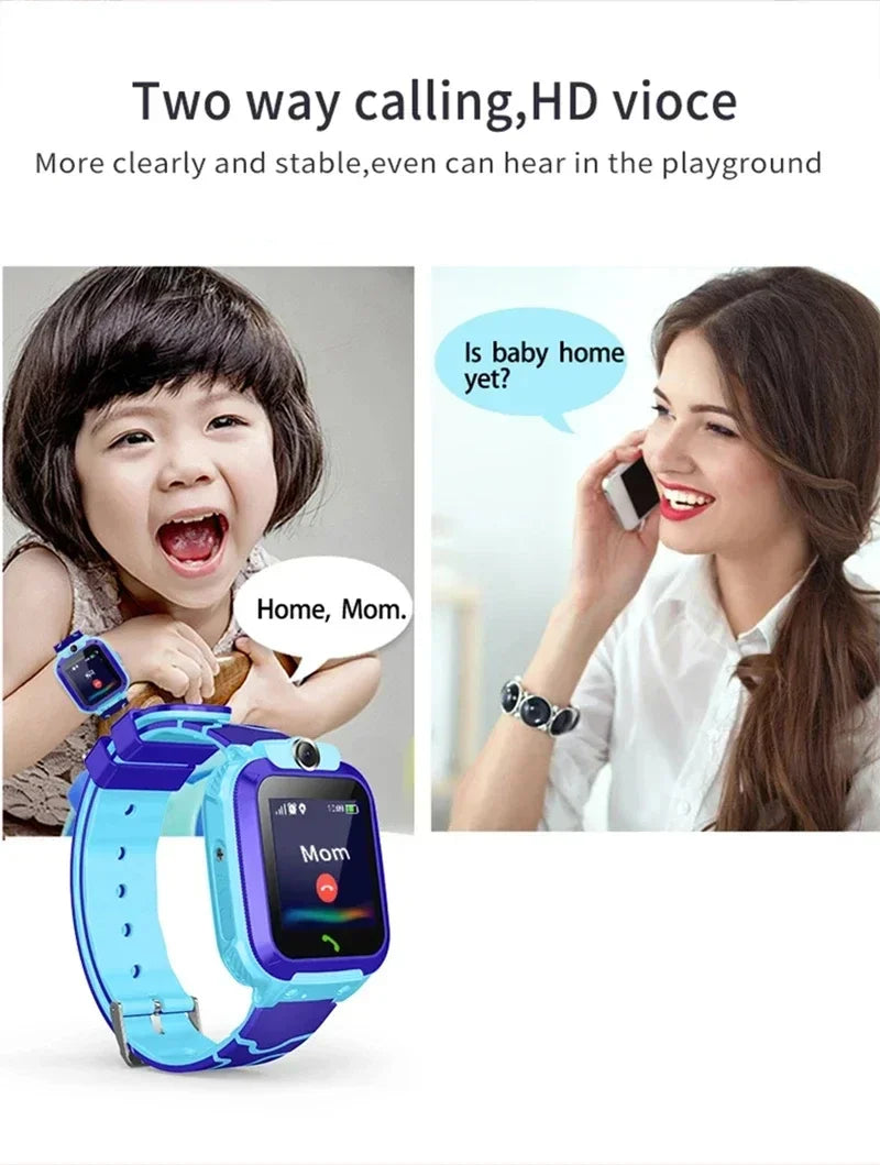 Lenovo 2026 Kids 5G Smartwatch - GPS, SOS, Call, Camera, Waterproof