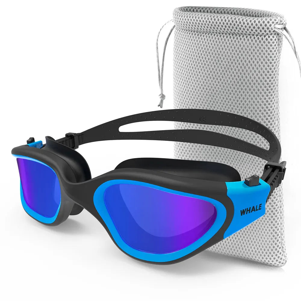 Polarized Swimming Goggles for Adults - Anti-Fog & UV Protection