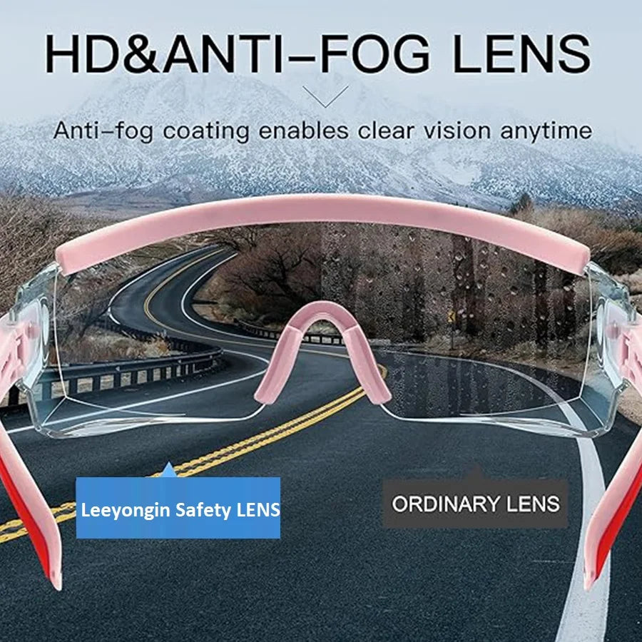 Safety Goggles Over Glasses - Anti-Fog ANSI Z87 CE Eye Protection