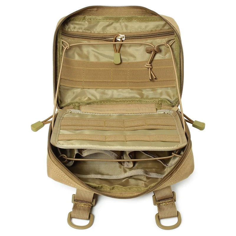 Tactical MOLLE Admin Pouch | Laser-Cut Utility & EDC Organizer Bag