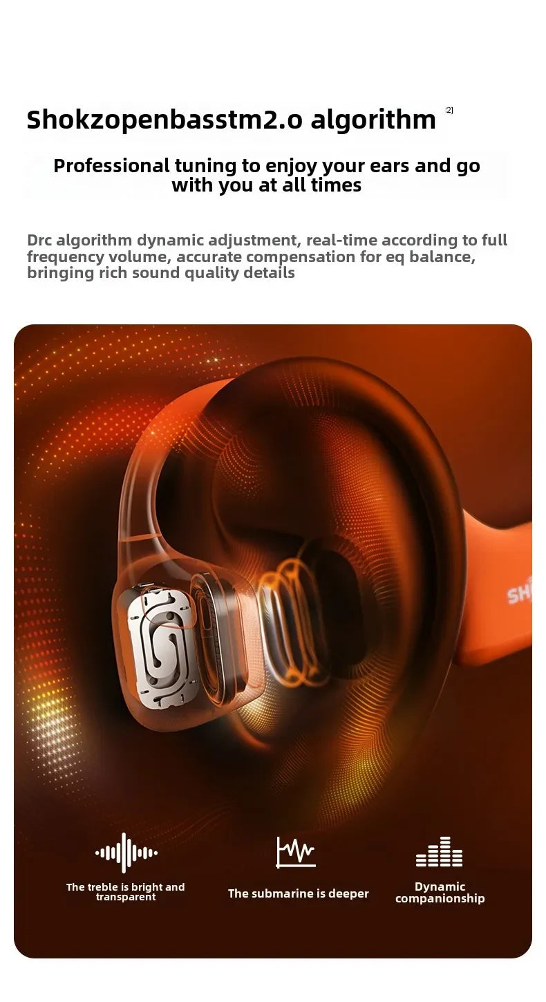 SHOKZ OpenRun Pro 2 Bone Conduction Bluetooth Headphones S820 S821mini