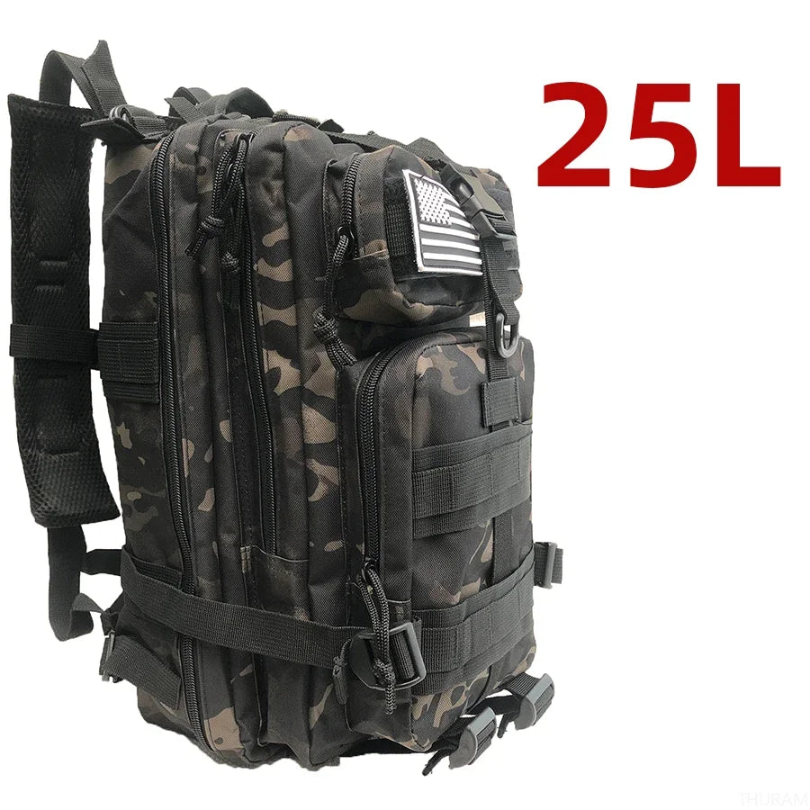 Thuram 1000D Waterproof Tactical Rucksack for Hiking & Camping