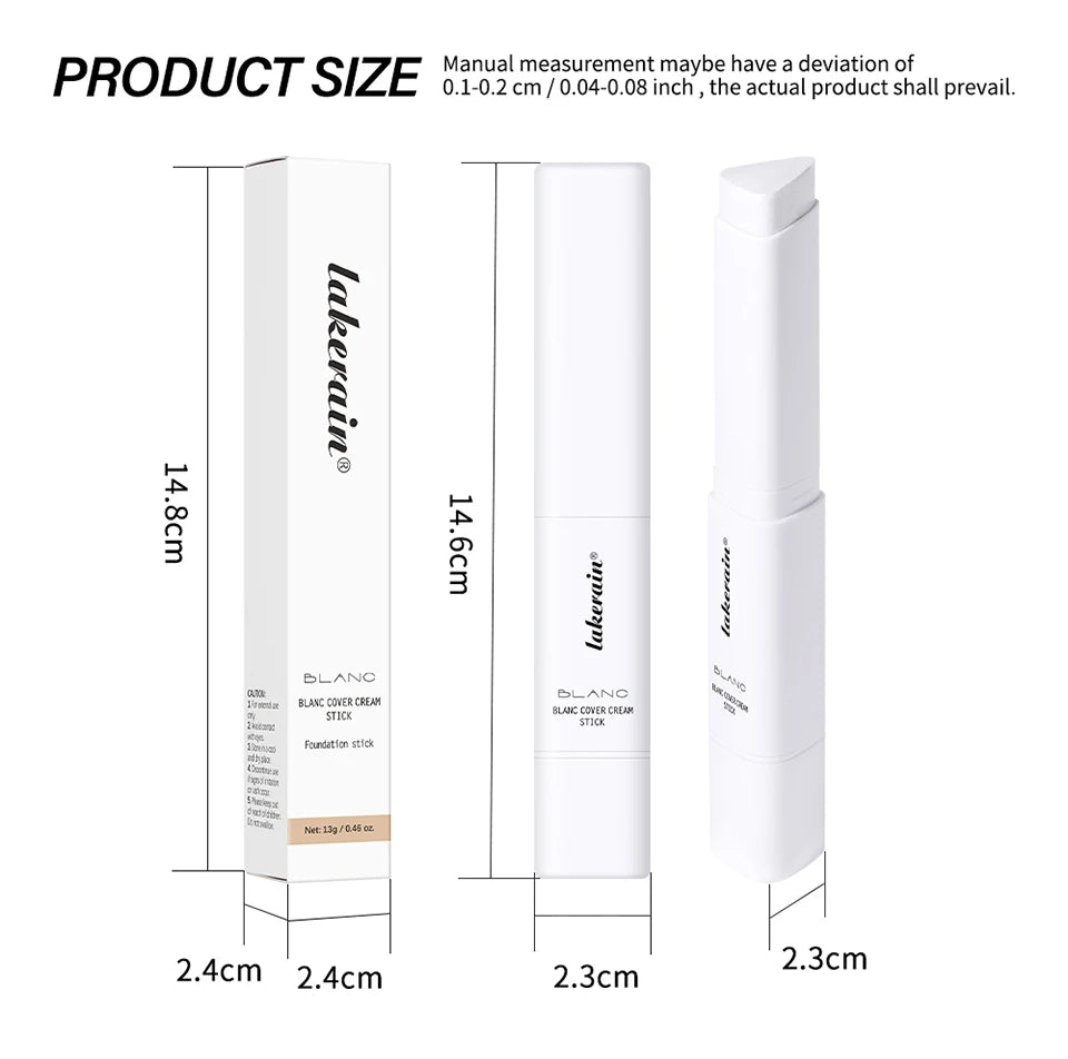 Lakerain Color Changing Foundation Stick - Full Coverage Matte