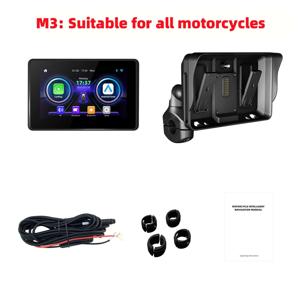 EKIY Wireless CarPlay Android Auto Navigation for BMW GS & XR