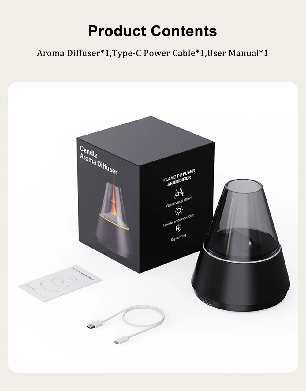 Raugee USB Mini Humidifier & Aroma Diffuser - Quiet, Portable & Essential