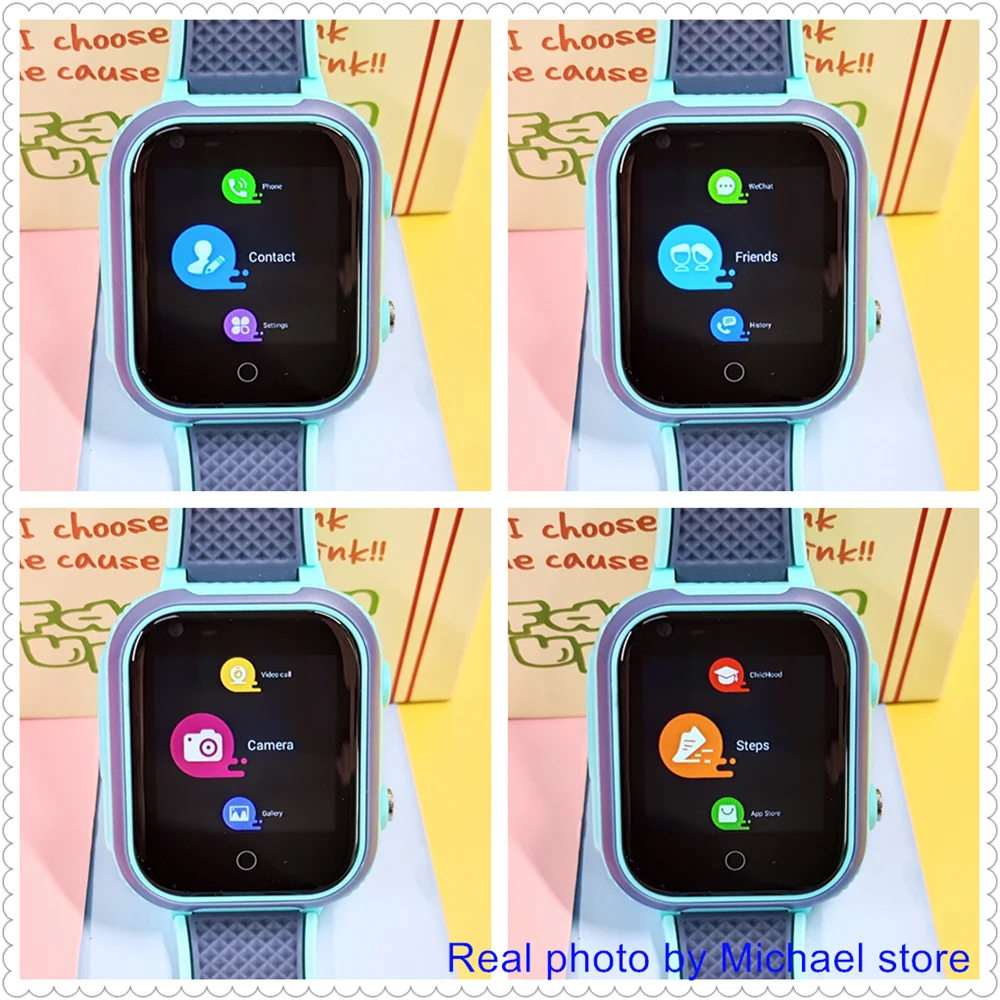 LT21 Kids 4G Smartwatch - GPS, Video Call, SOS, IP67 Waterproof