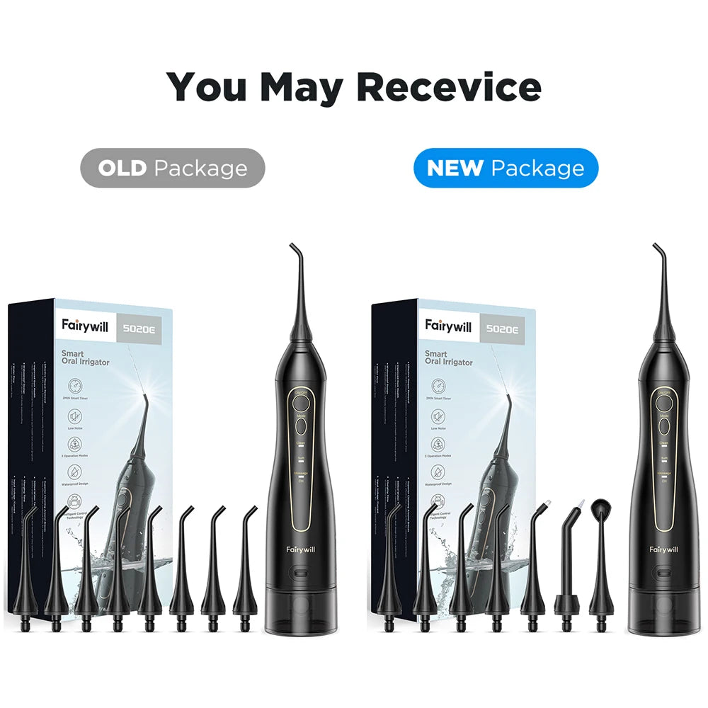 Fairywill Water Flosser for Teeth | 300ML Oral Irrigator