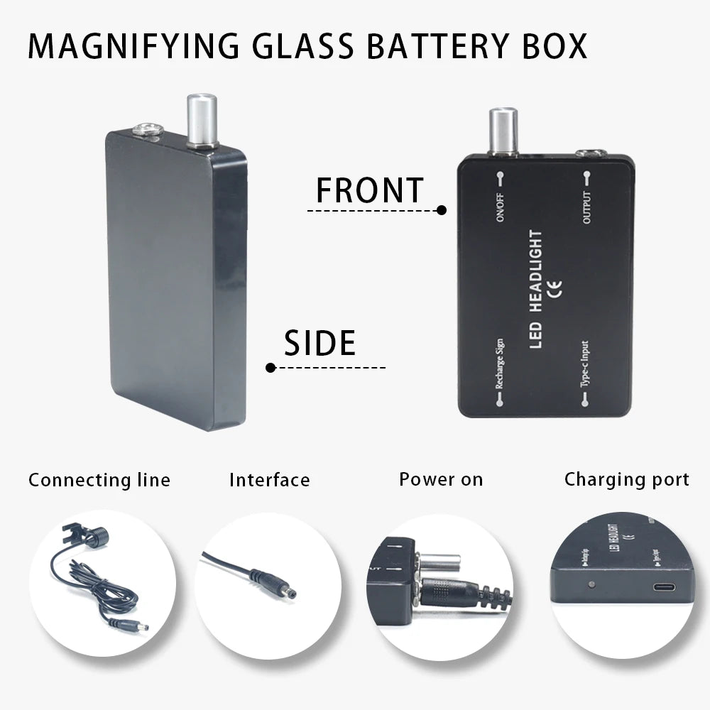 Dentistry Binocular Magnifier 2.5X/3.5X - Ultralight Dental Loupes