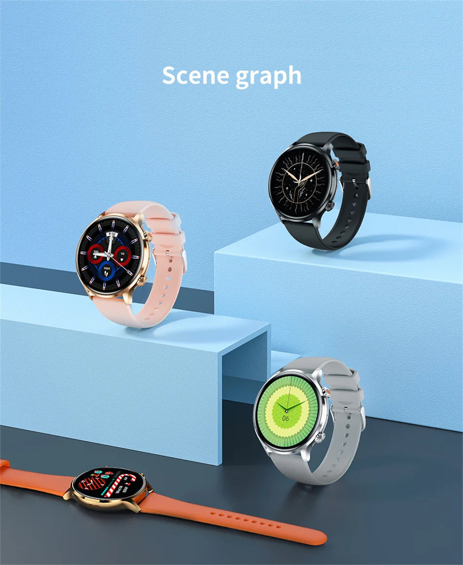 Vabena 2026 Smartwatch for Women & Men | AMOLED, GPS, IP68