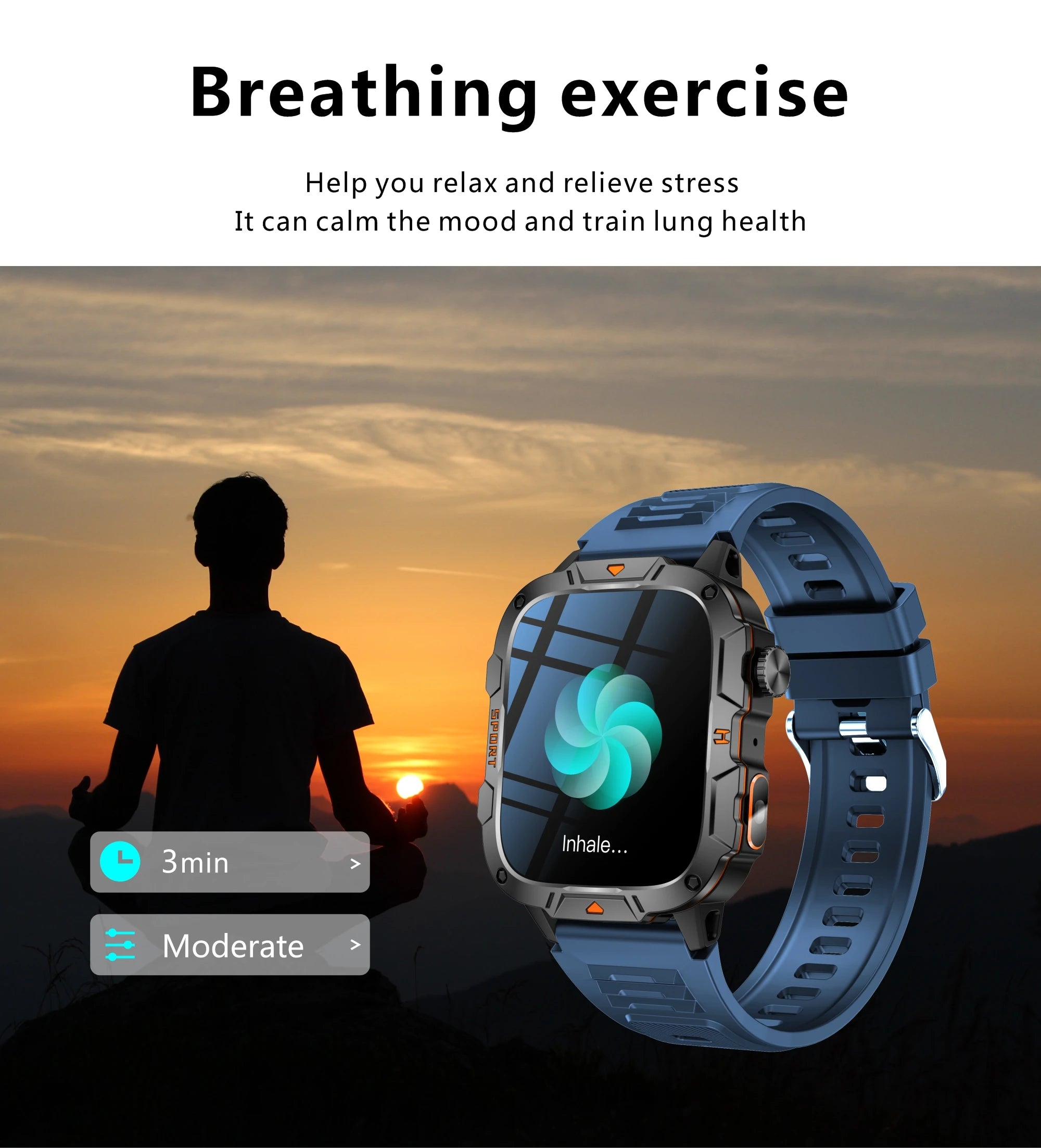Military-Grade Smartwatch for Men | AMOLED Display | 5ATM Tactical Watch