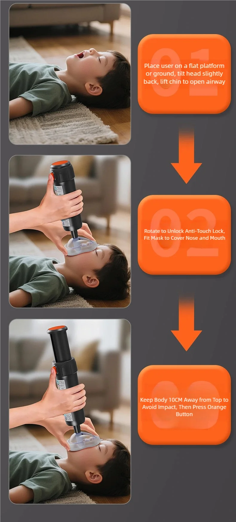 TINSOL Portable Anti-Choking Device & First Aid Kit