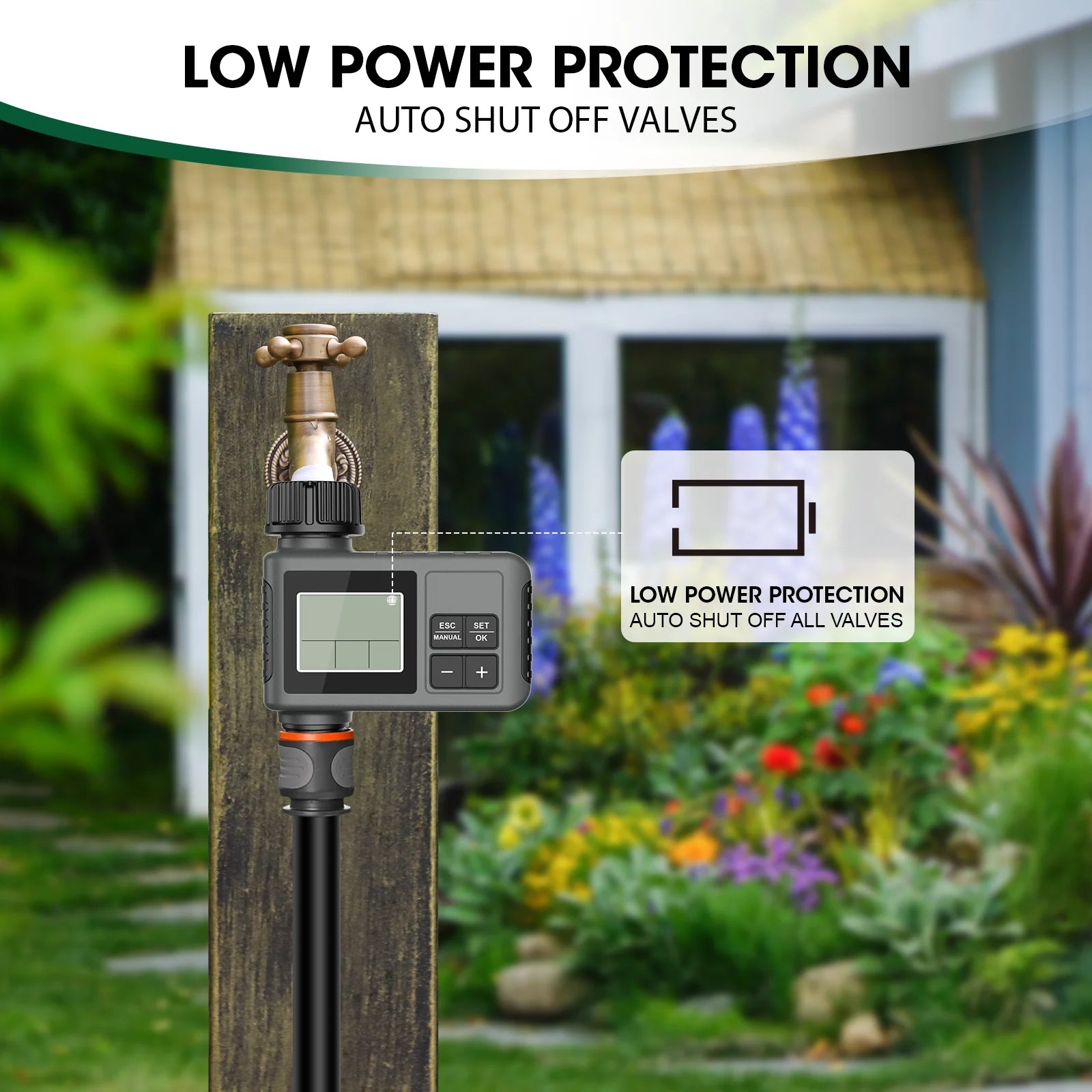 Insoma Smart Garden Irrigation Timer - Automatic Water System