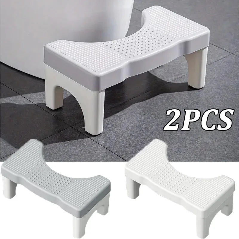 Ergonomic Squatty Potty Toilet Stool for Kids, Pregnant Women & Elderly – Bathroom Foot Stand