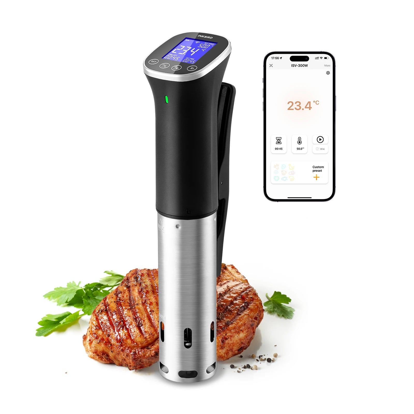 INKBIRD ISV-300W WiFi Sous Vide Machine - Precision Cooking