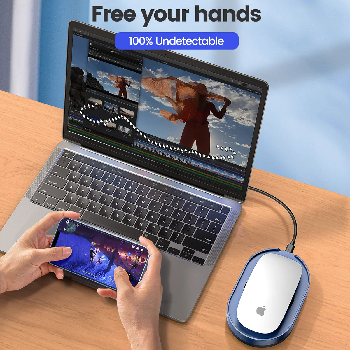 Virtual Mouse Mover: Undetectable Automatic Movement to Prevent Computer Lock Screen