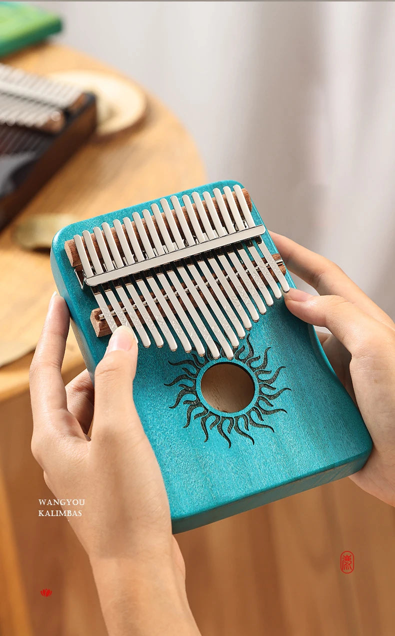 Hluru 17/21 Keys Kalimba Finger Piano - Musical Instrument for Beginners