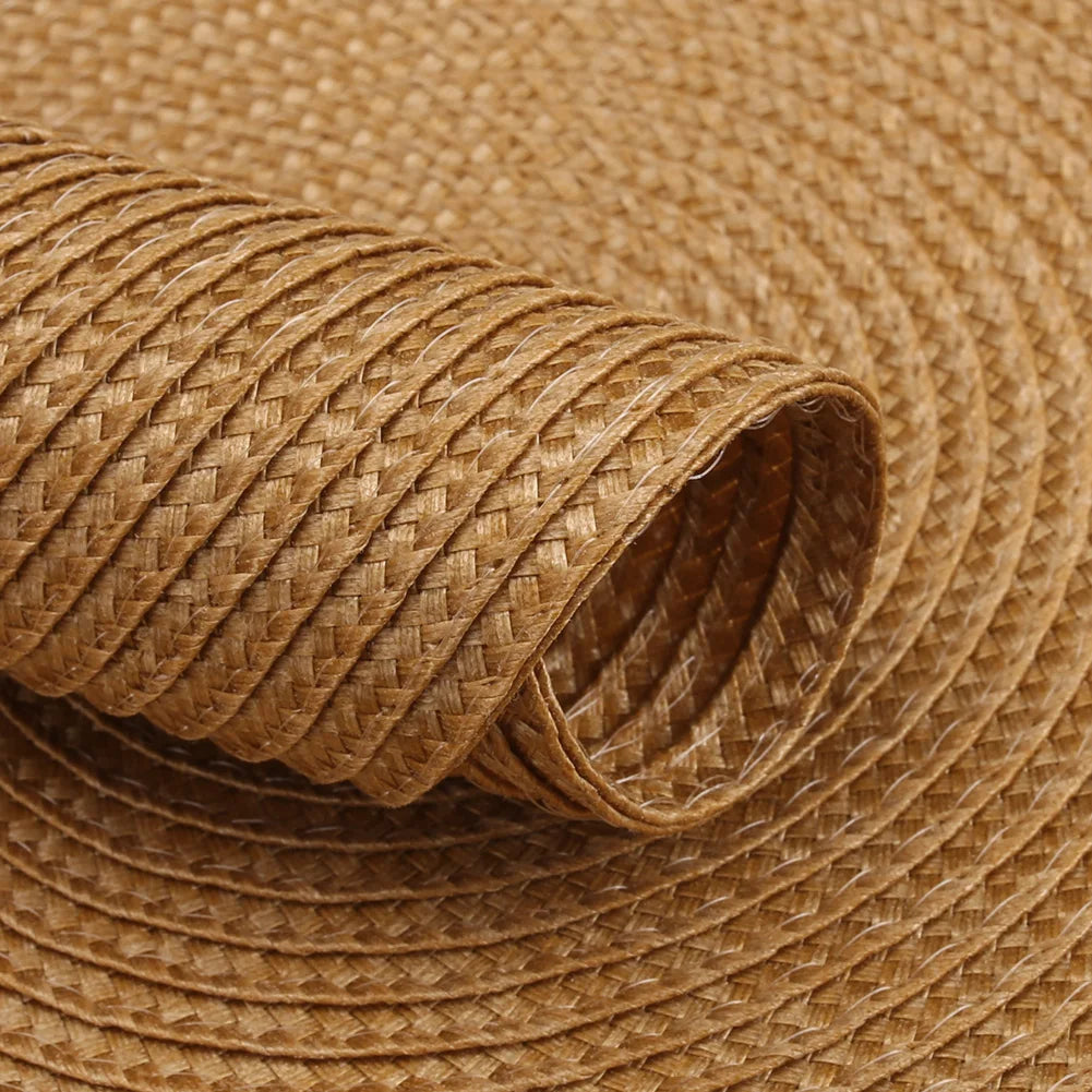 Elegant Braided Placemats & Coasters Set - 12-Piece Dining Table Protection