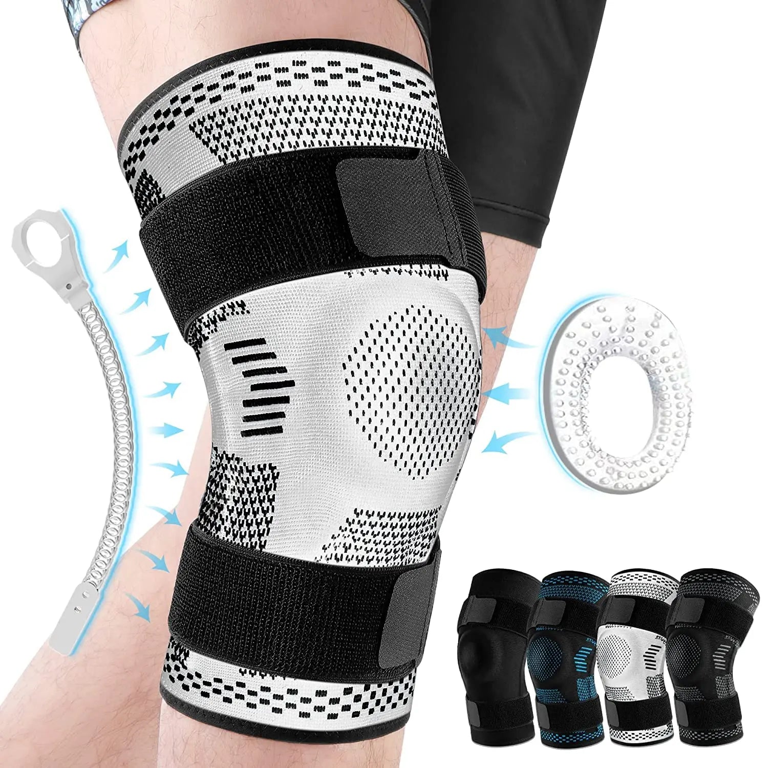 Sports Knee Pads for Meniscus Tear Recovery | Patella Gel Support
