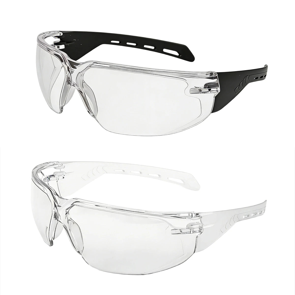 Vabena HM6 Adjustable Safety Glasses Over Glasses - ANSI Z87.1 Anti-Fog & Scratch Resistant