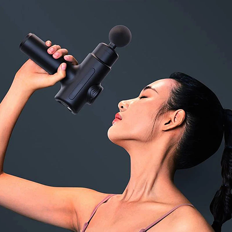 Electric Deep Tissue Massage Gun - 8 Heads, Portable Muscle Recovery Device