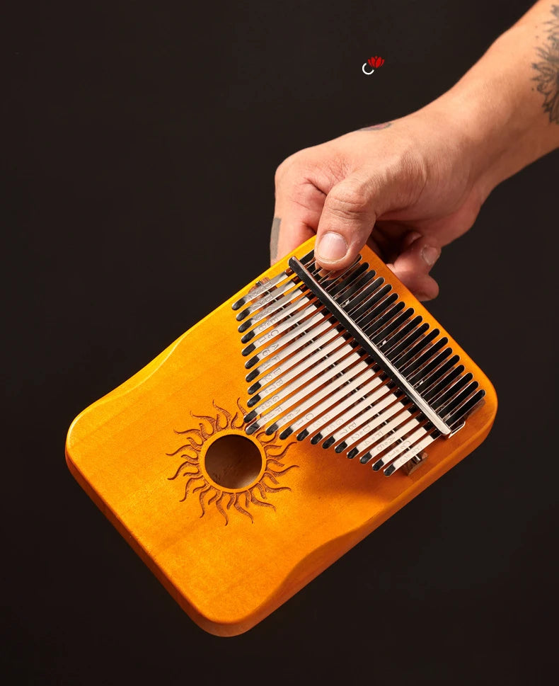 Hluru 17/21 Keys Kalimba Finger Piano - Musical Instrument for Beginners