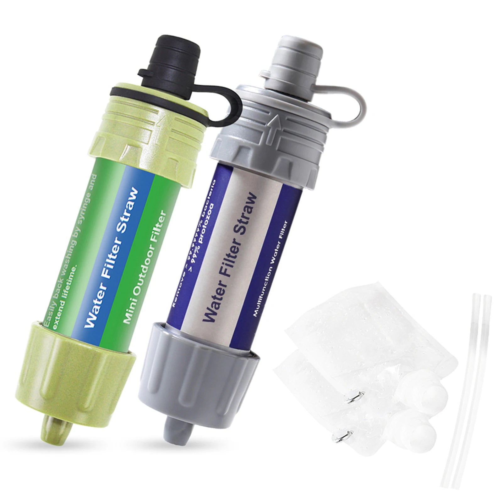 Emergency Water Filter Straw for Hiking, Camping & Survival