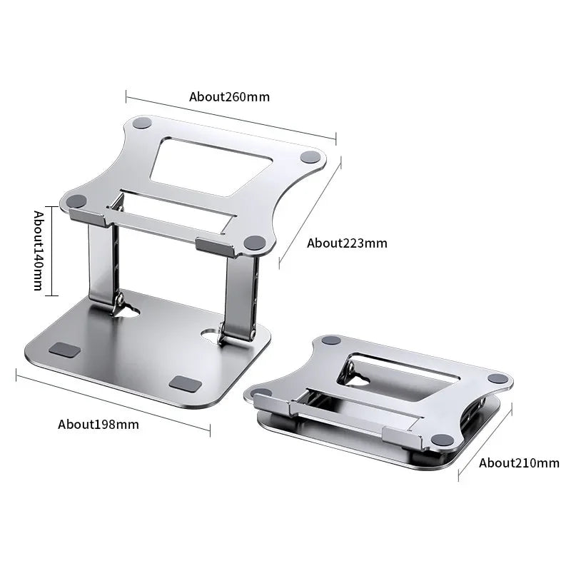 YYLMONE Adjustable Aluminum Stand for Phone, Tablet & Laptop