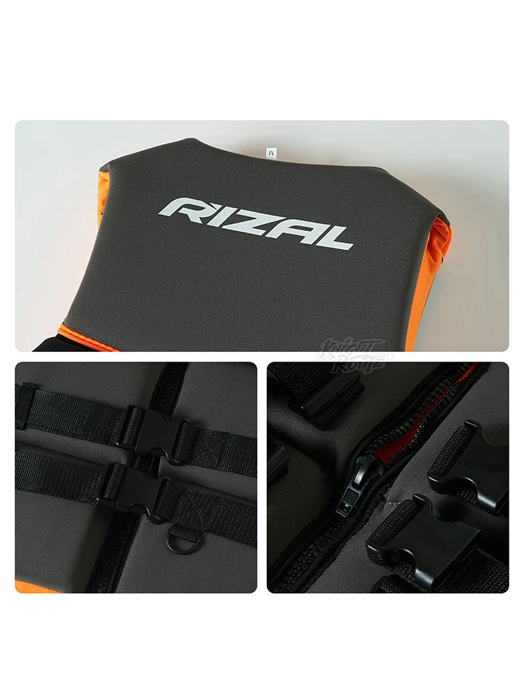RIZAL Slim Fit Buoyancy Vest for Water Sports - Kayaking, Surfing, Paddleboarding