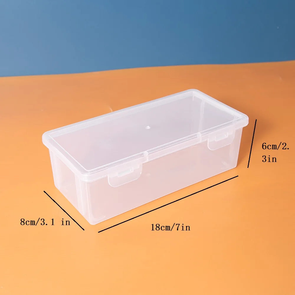 Clear Large Capacity Pen Case - Lightweight School Organizer