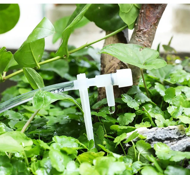 Garden Drip Irrigation Kit with Regulating Valve - Potted Plants & Greenhouse Watering System