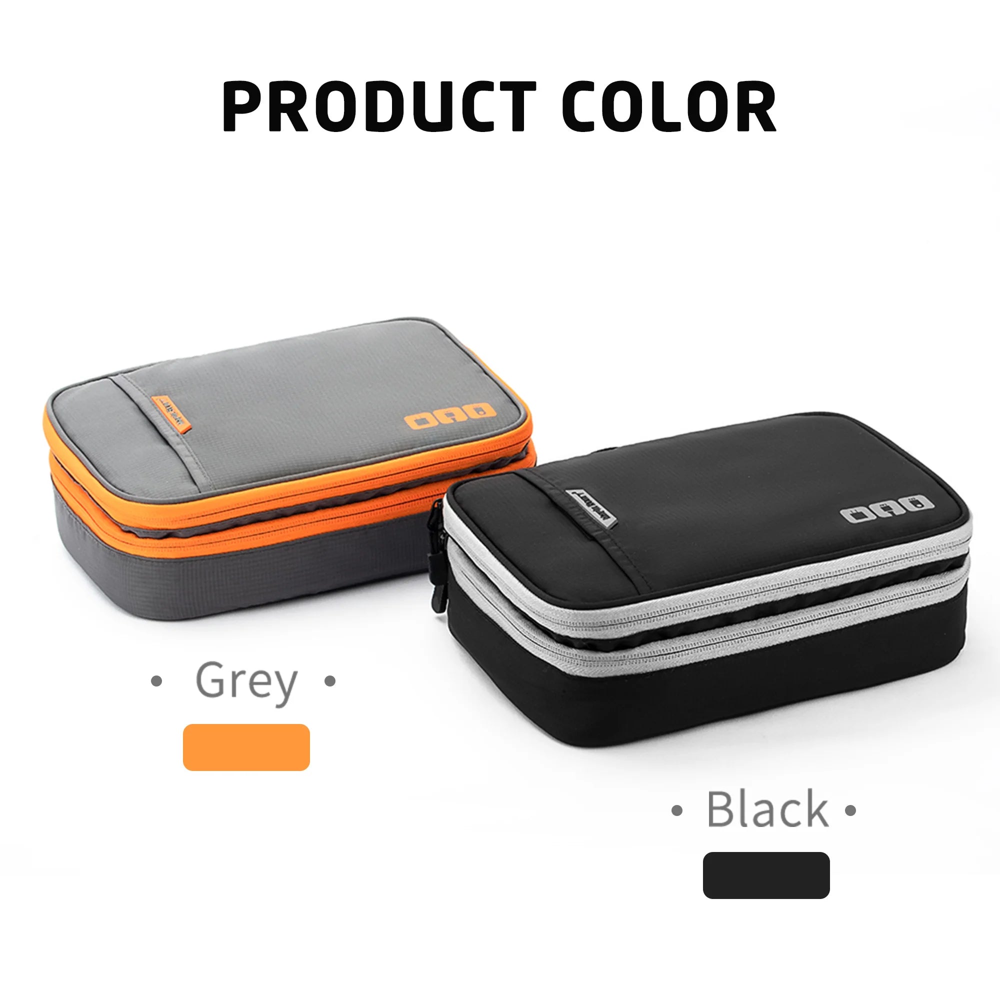 Travel Cable Organizer Bag - Portable Electronic Accessories Pouch