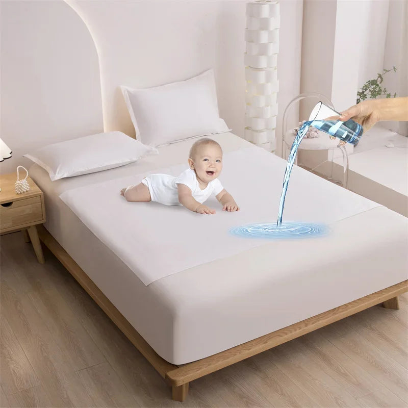 Vabena TPU Waterproof Mattress Protector – Bed Pad for All Ages